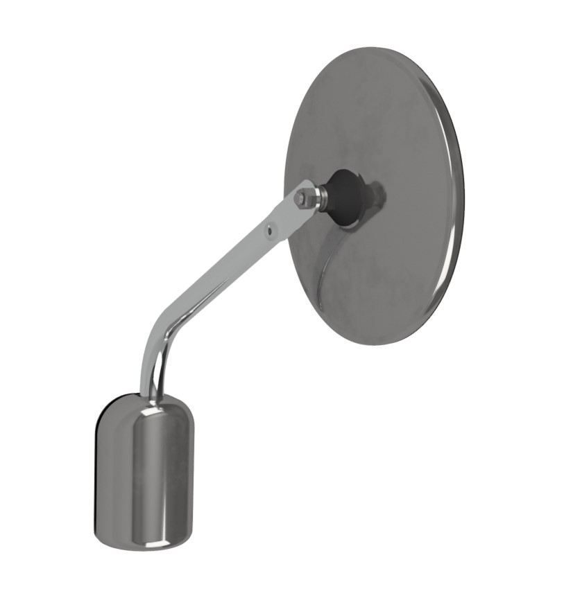 CONVEXO DE 8" CON BPC CH. A. INOX.