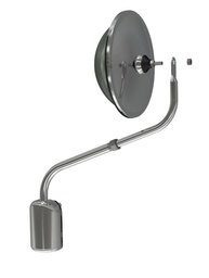 [RTBC11] CONVEXO ELIPTICO 8 1/2" CON BPC TLC ACERO INOX.
